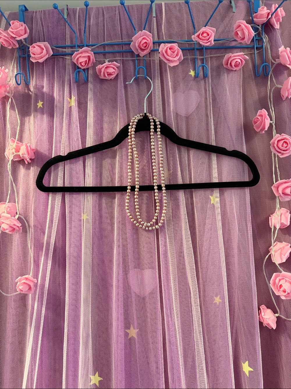 Pink freshwater pearls